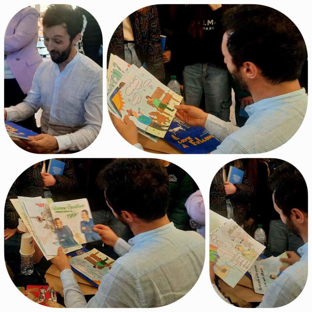 Alcuni momenti con l'autore.